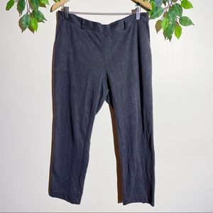 Banana Republic Herringbone Pull On Pants Trousers Size 12 Gray